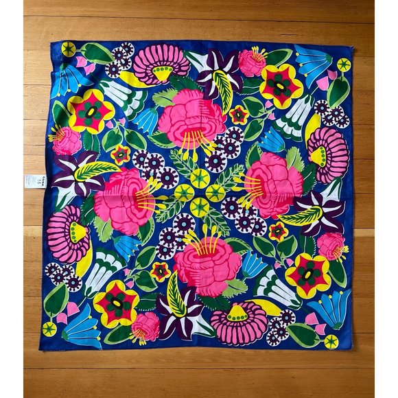 Lush Accessories - LUSH Neon Bright Floral Full Size Scarf